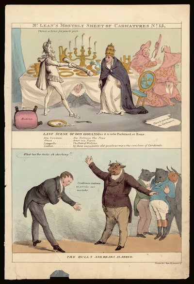 McLeans Monthly Sheet of Caricatures, nr. 15 af English School